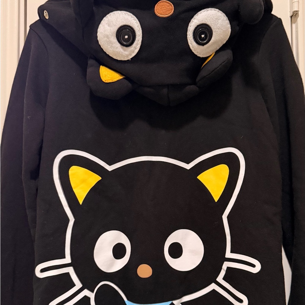 Rare HELLO KITTY CHOCOCAT HOODSBEE HOODIE SIZE L SUPERCUTE FRIENDSHIP FESTIVAL